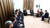 Chinese President Xi Jinping and his entourage meet with Ayatollah Khamenei in Iran, January 23, 2016, photo by Khamenei.ir/ CC BY 4.0