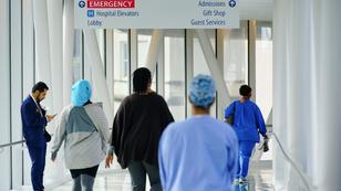 Medical staff are seen inside Emory University Hospital in Atlanta, Georgia, November 12, 2019, photo by Elijah Nouvelage/Reuters
